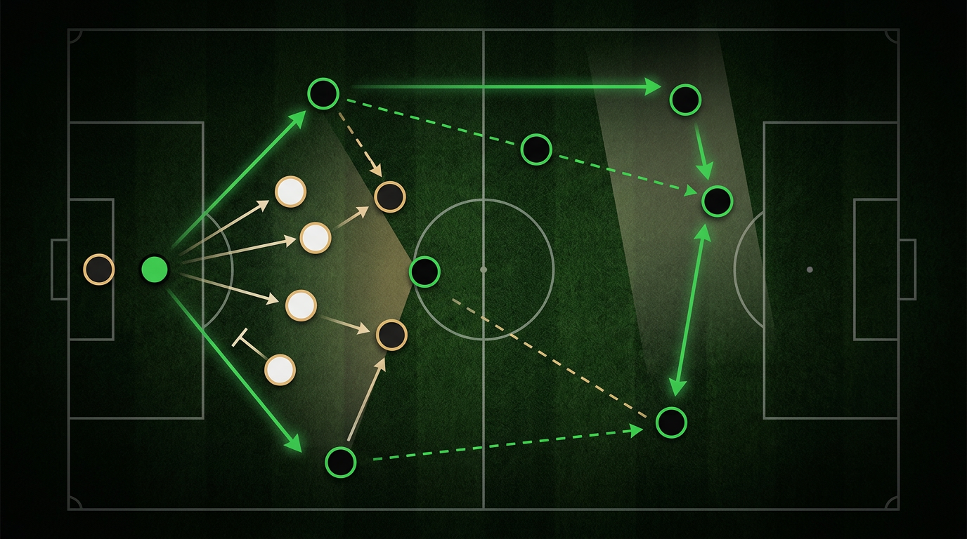 Why Switching Play Isn't Always Obvious for Young Footballers — Become Unplayable Playbook