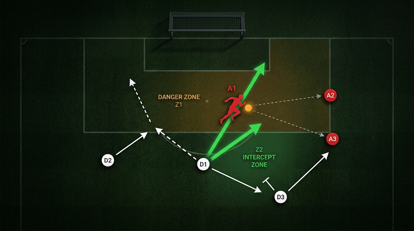 Why Staying 'Goal Side' Isn't Always Obvious for Young Defenders — Become Unplayable Playbook